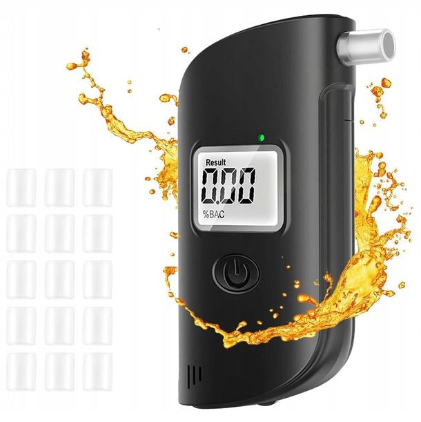 Precision Digital Breathalyzer MR689 Tester, Mouthpieces, LCD