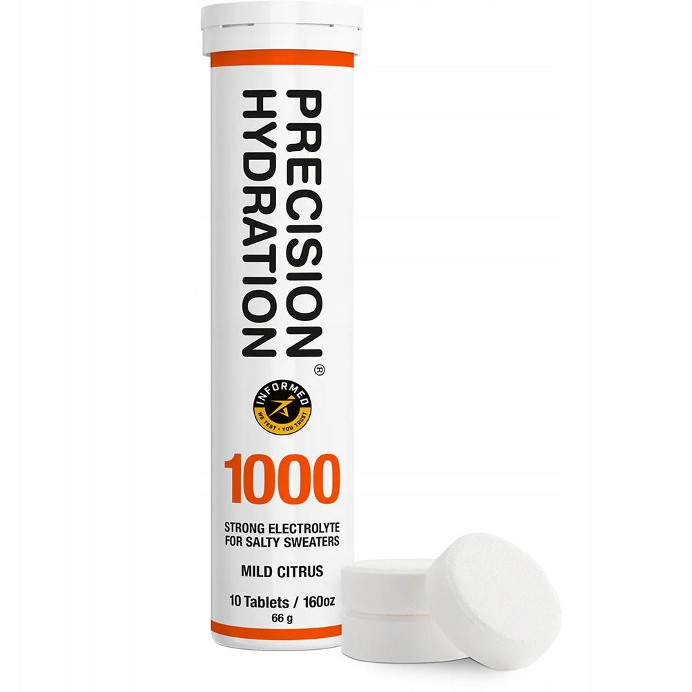 Precision Hydration PH1000 citrus Electrolytes Isotonic tablets 10 pcs. Expiration date at least six months from the date of purchase