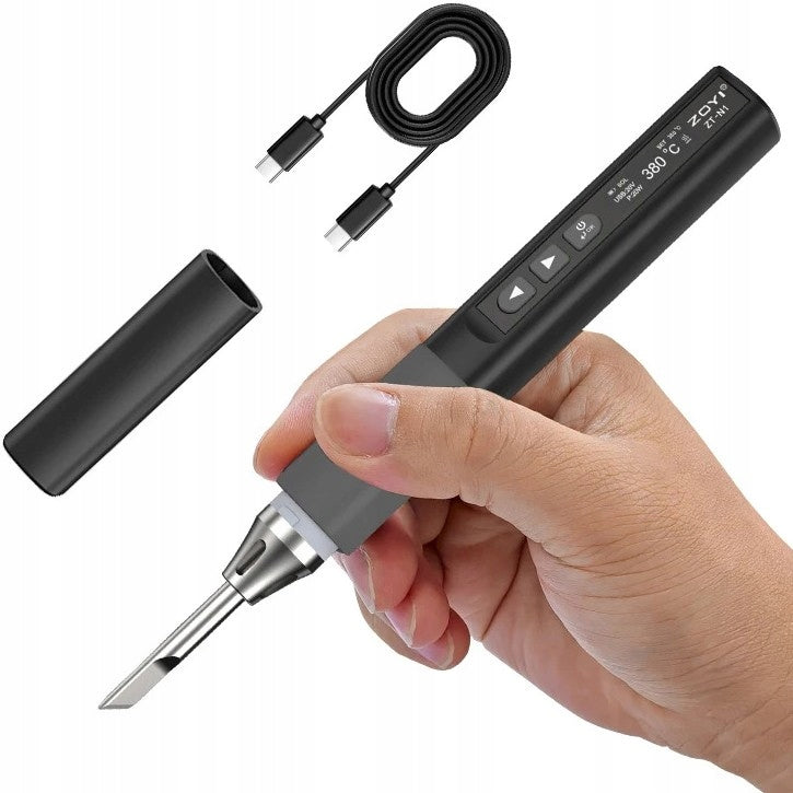 Precision Kit Digital Soldering Iron Portable 96W PID PD QC T12 ZOYI ZT-N1 Manufacturer code Zestaw lutownica cyfrowa ZOYI ZT-N1
