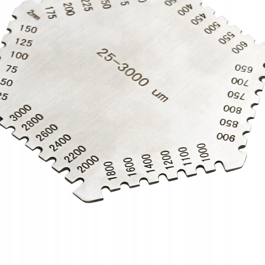Precision Measuring Comb 25-3000 µm Wet Silver Brand no brand