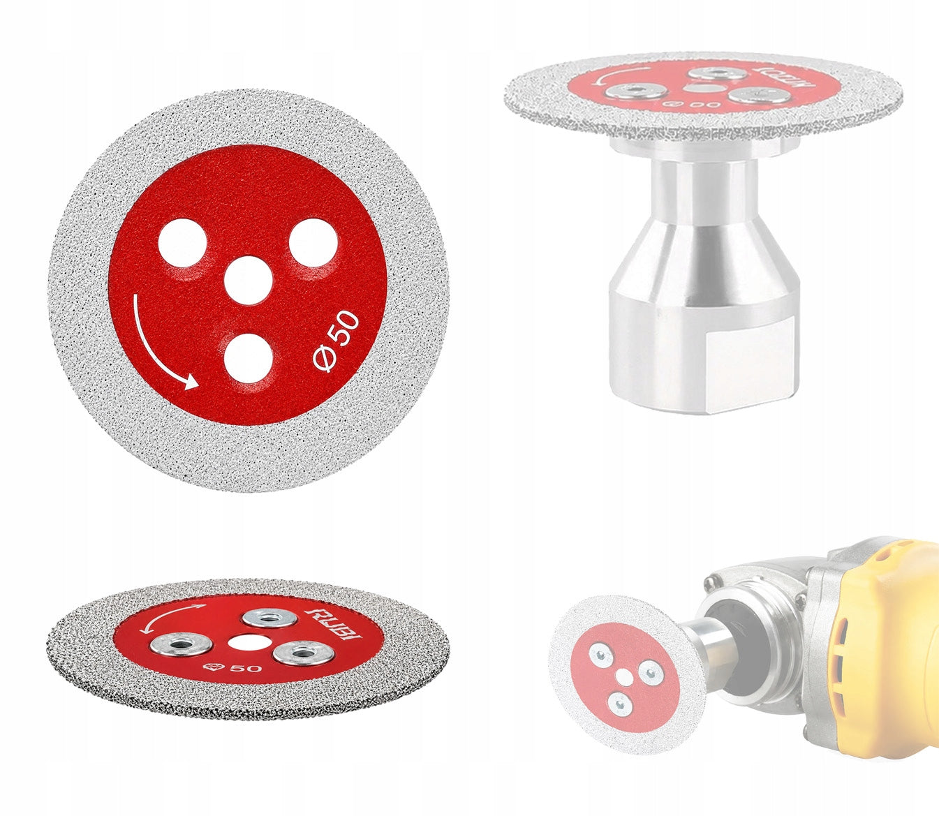 Precision Mini Small DIAMOND DISC FOR CUTTING STONEWARE TILES 50mm