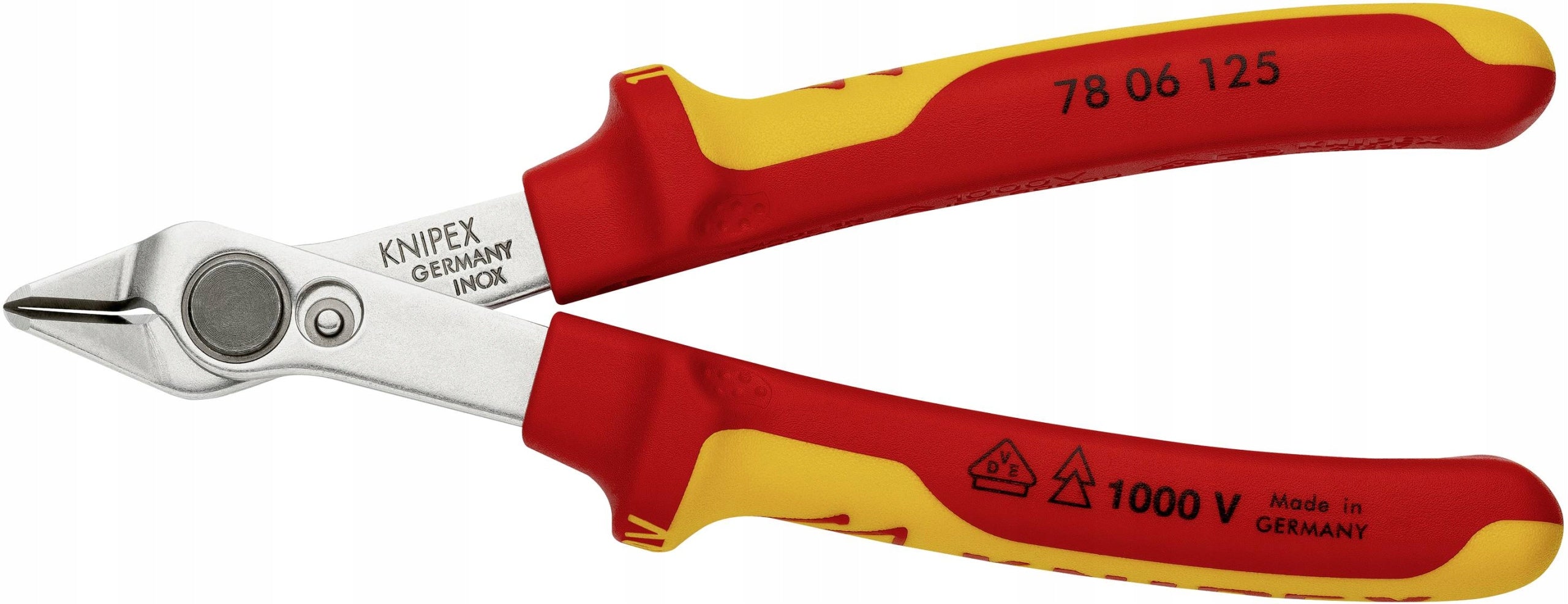 Precision side pliers for electricians Super Knips VDE KNIPEX 125 mm