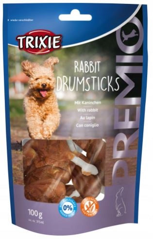 Premio Rabbit Dog Treat 100g Trixie