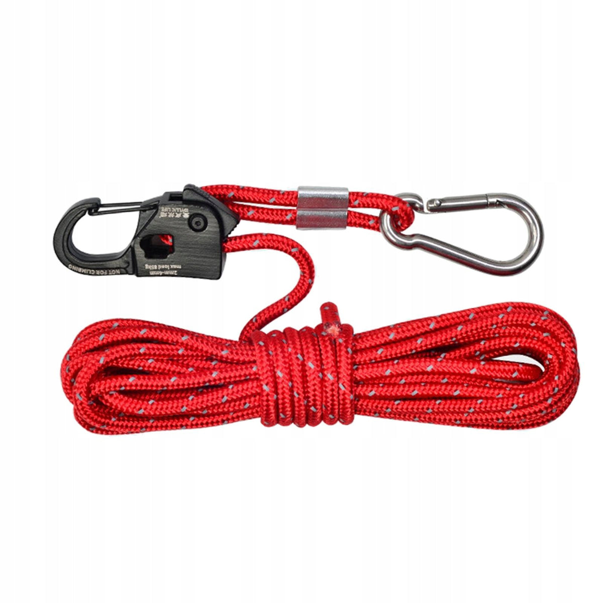Premium 4mm Tent Guy Line with Pulley System Lightweight Nylon Cord for Red