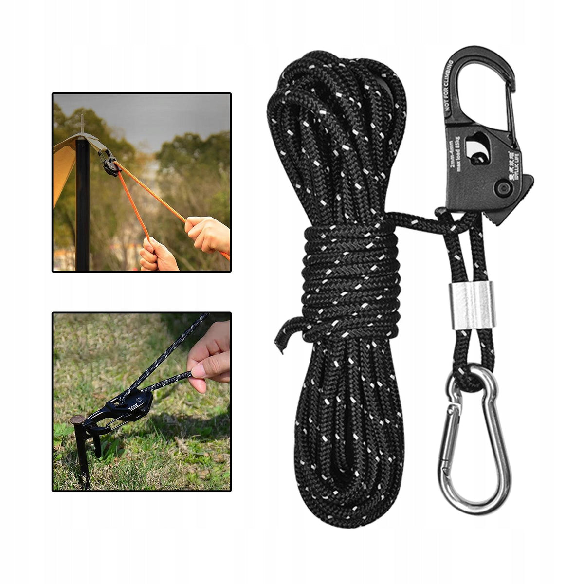 Premium 4mm Tent String with Block System Lightweight Nylon Rope Charm Manufacturer code 14666049337