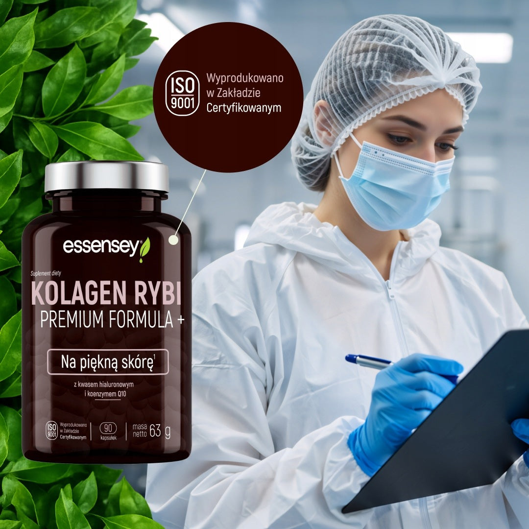 Premium Fish Collagen for Beautiful Skin, Joints + Hyaluronic Acid Coenzyme Q10 Expiration date at least 1 year from the date of purchase