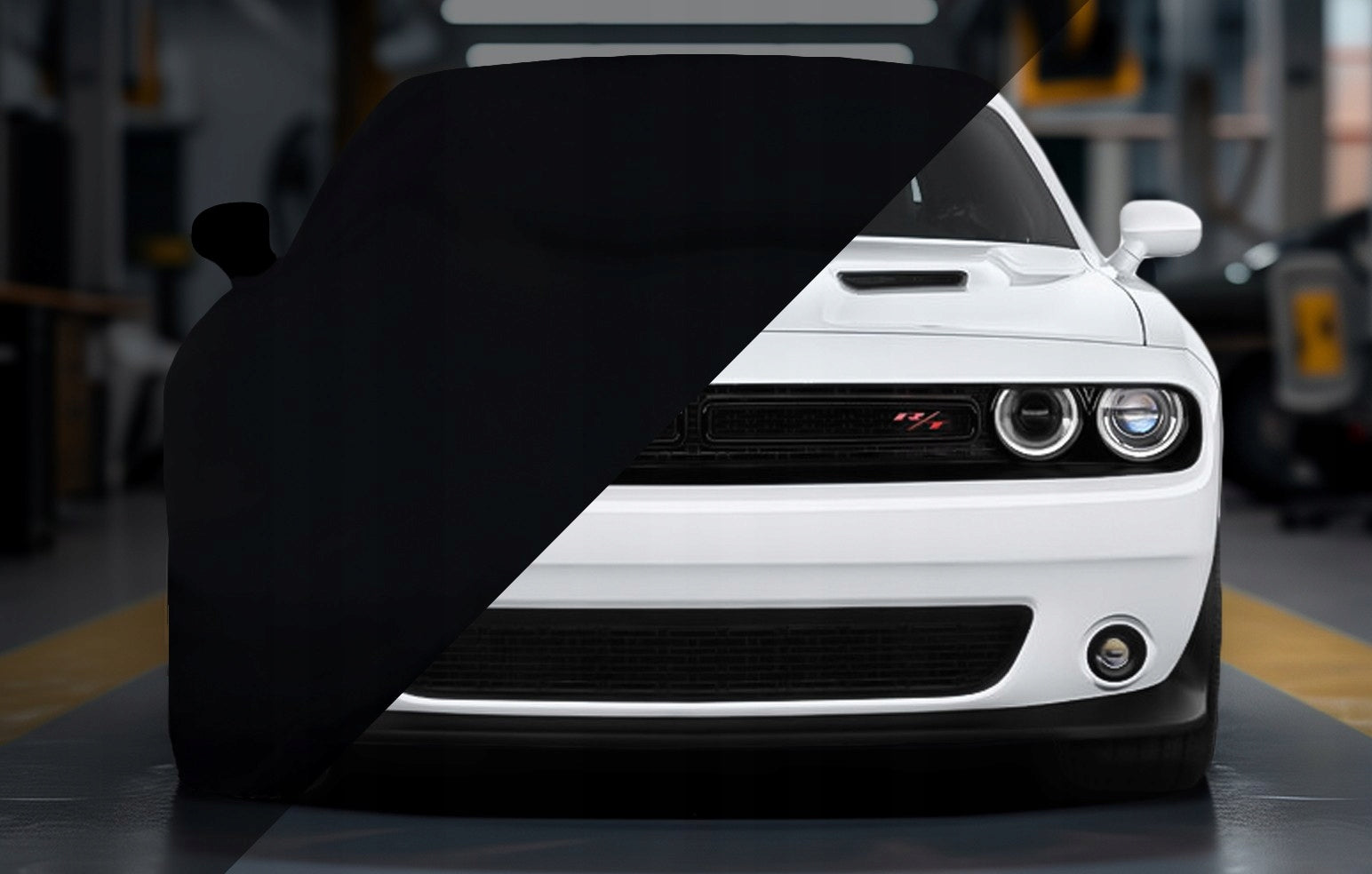 Premium Flexible SoftStretch Car Cover for Dodge Challenger Manufacturer no brand