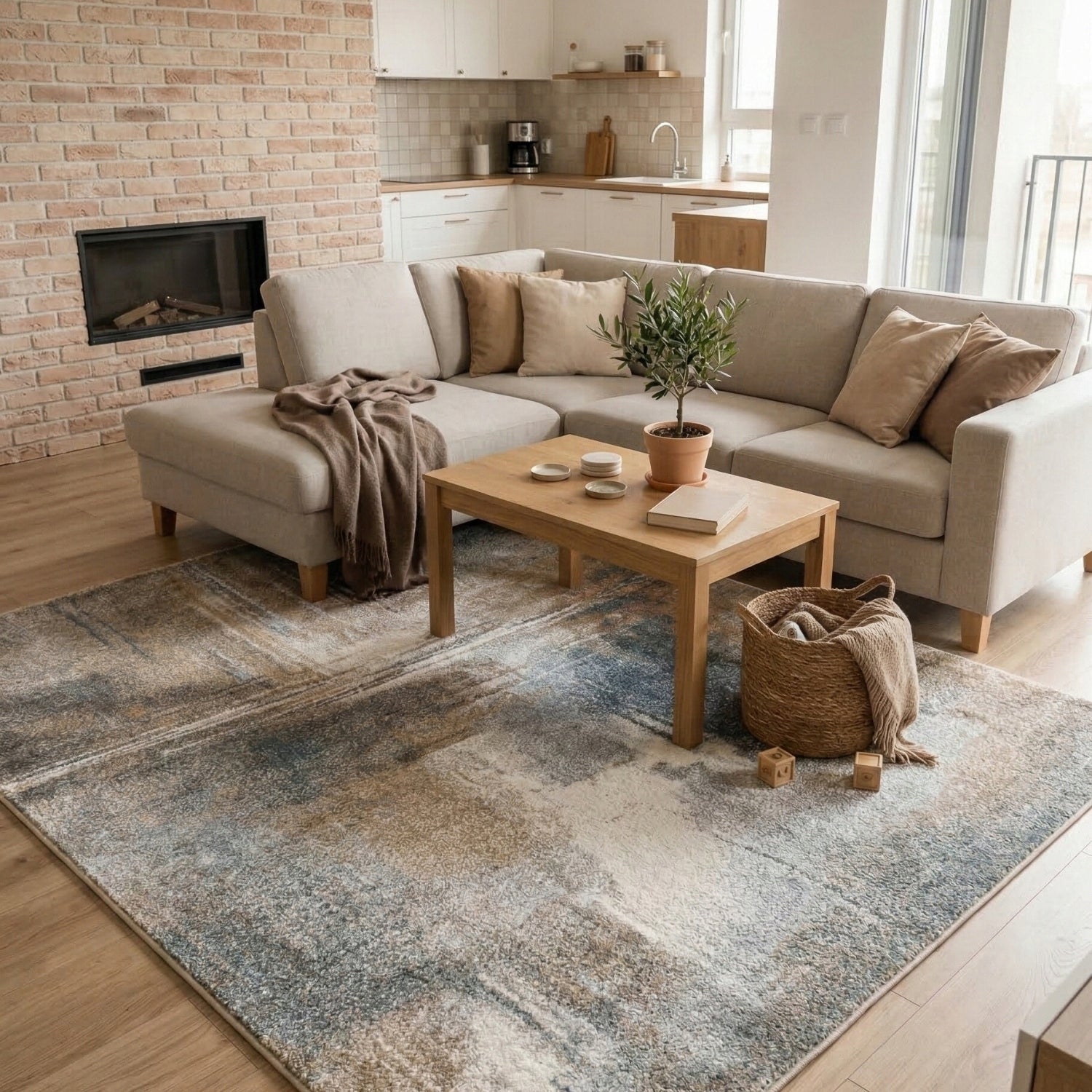 Premium Living Room Rug Large 200x300 Thick Modern Elegant 2x3m Length 300 cm