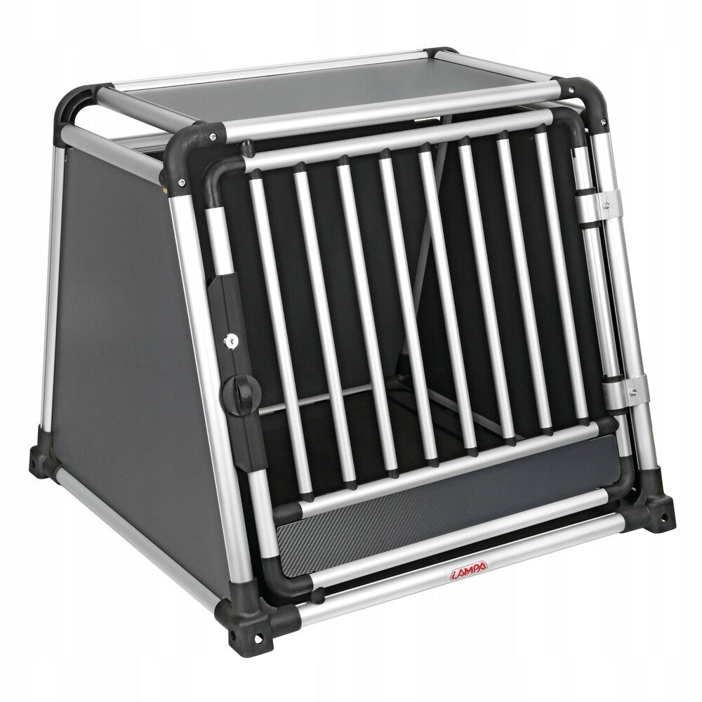 Premium Pet Transport Cage for Car 75 x 75 x H 66 cm Brand Lampa