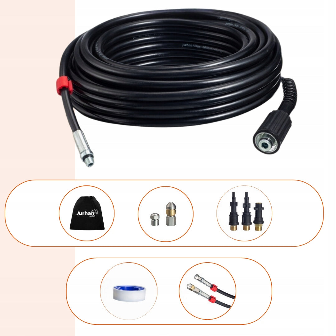 Premium Pipe Cleaning Kit, 15m, Black Brand no brand