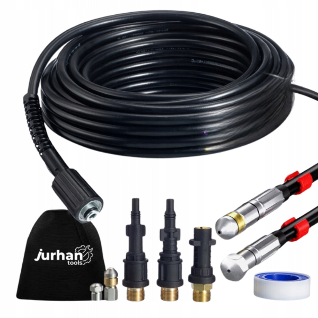 Premium Pipe Cleaning Kit, 15m, Black