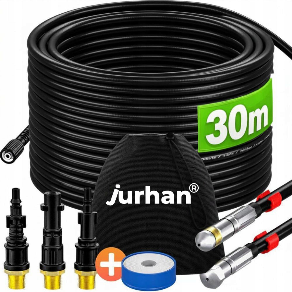 Premium Pipe Cleaning Kit, 30m, Black