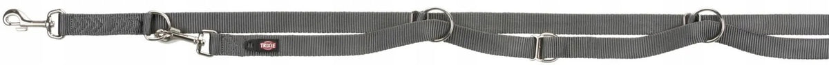 Premium adjustable leash, L- XL: 2. 00 m/ 25 mm, graphite Trixie