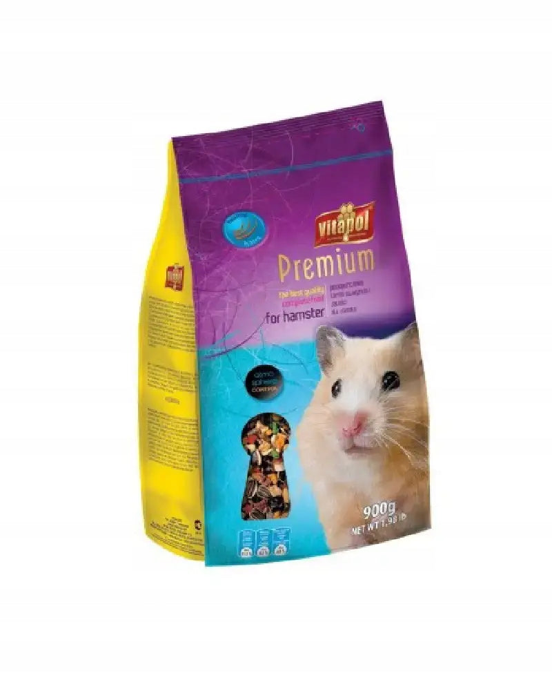 Premium complete food for hamster 900g