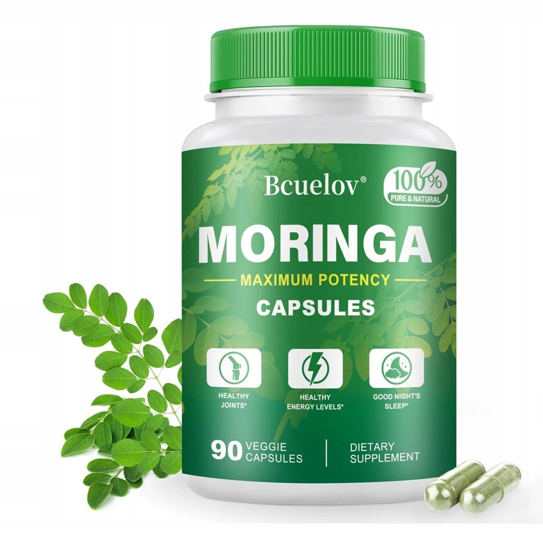 Premium moringa capsules strengthen the immune system and support health