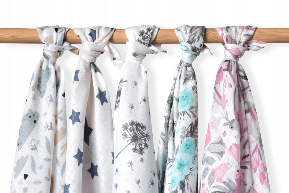 Premium tetra diaper 100 % cotton swaddle 70x80 Pepi Brand Pepi