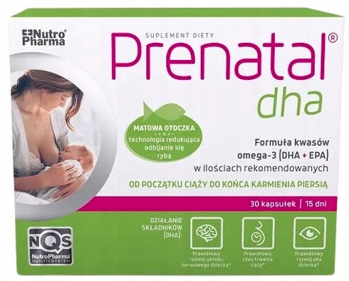 Prenatal DHA pregnancy feeding 30 kaps.