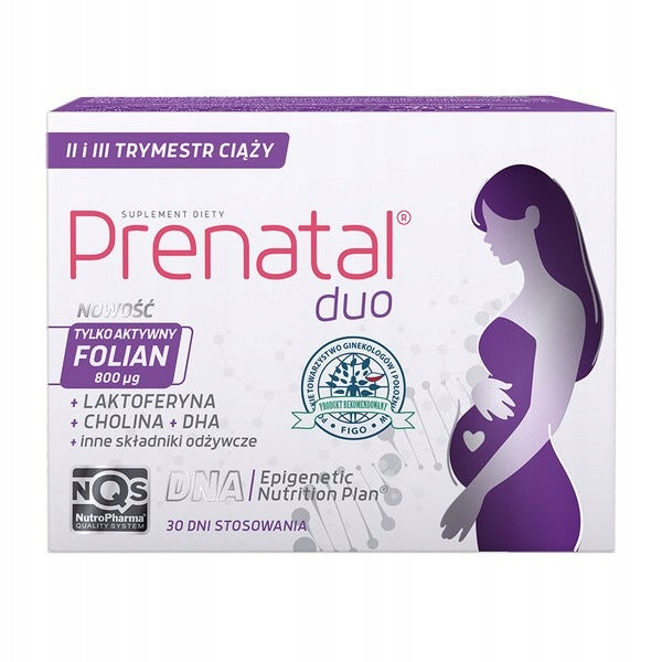 Prenatal Duo, II and III trimester of pregnancy, capsules, 30 pcs Classic 60 pcs.
