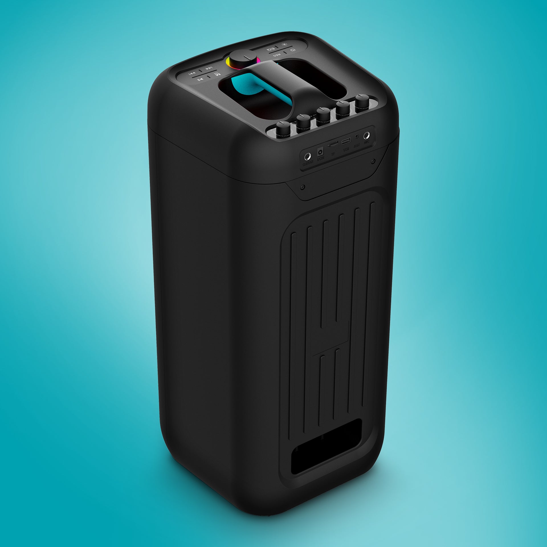Přenosný reproduktor Lamax PartyKing1 Plus černý 100 W Brand Lamax