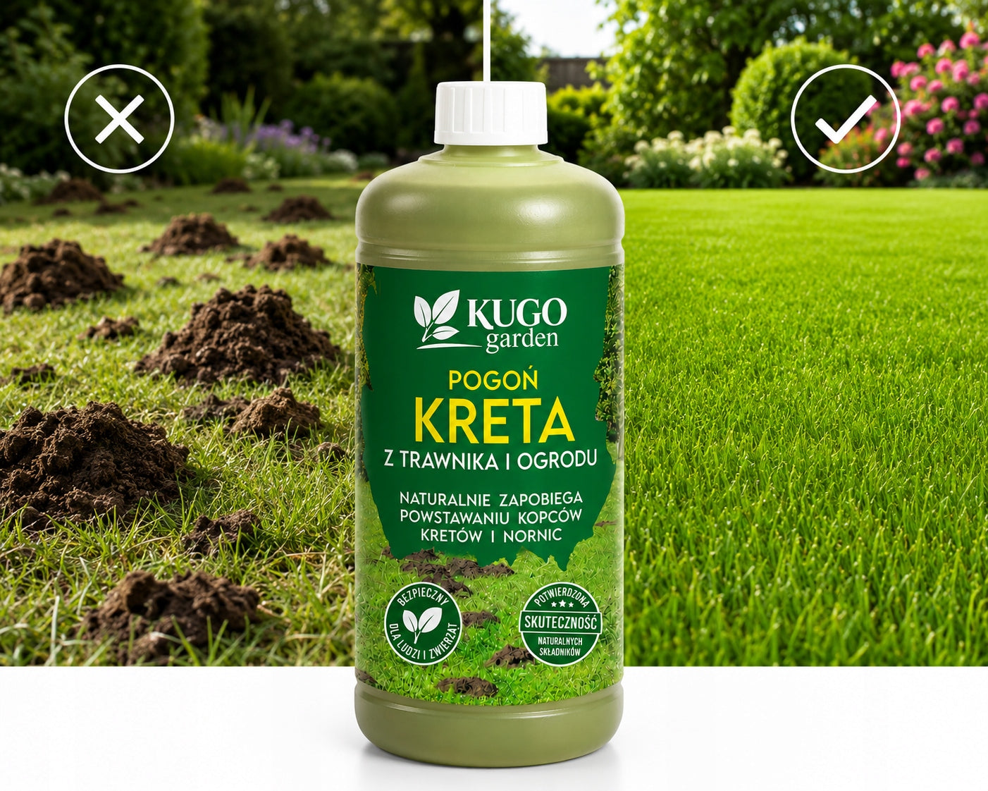 Preparation Deterrent For Crete Mole Rodents Barrier 1L EKO Certificates of conformity CE