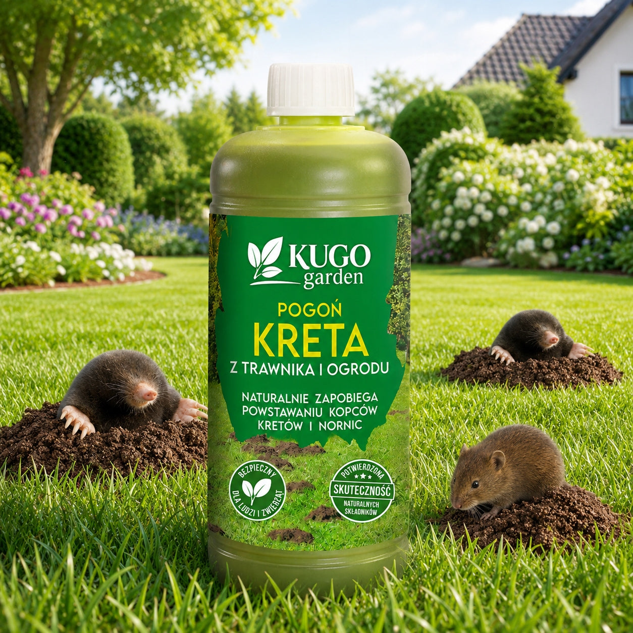 Preparation Deterrent For Crete Mole Rodents Barrier 1L EKO Product weight with unit packaging 1 kg