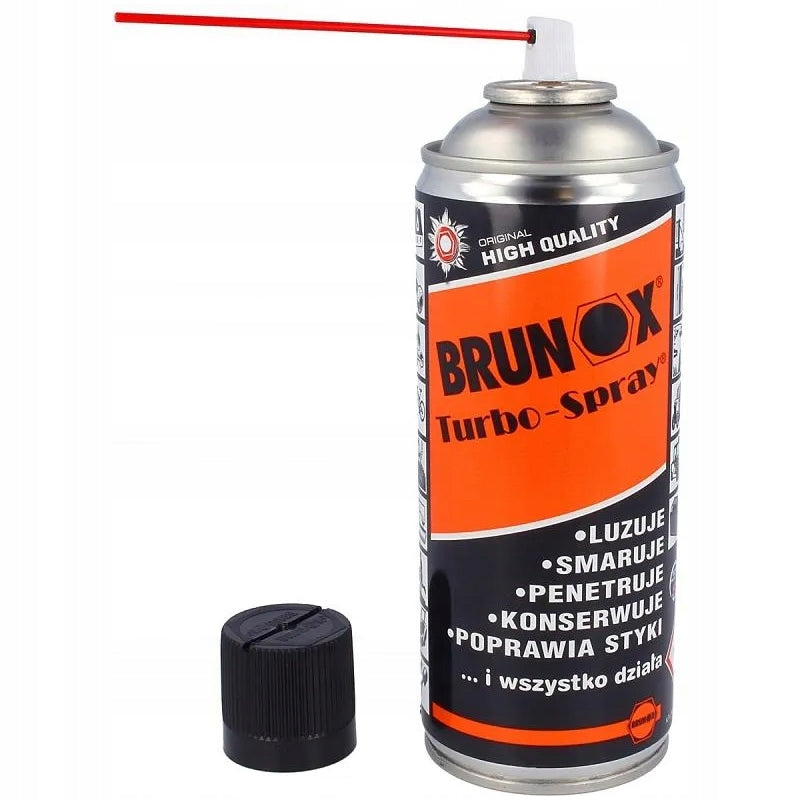 Preparation Spray for Cleaning Maintenance Brunox TURBO-SPRAY 400 ml Packaging status original