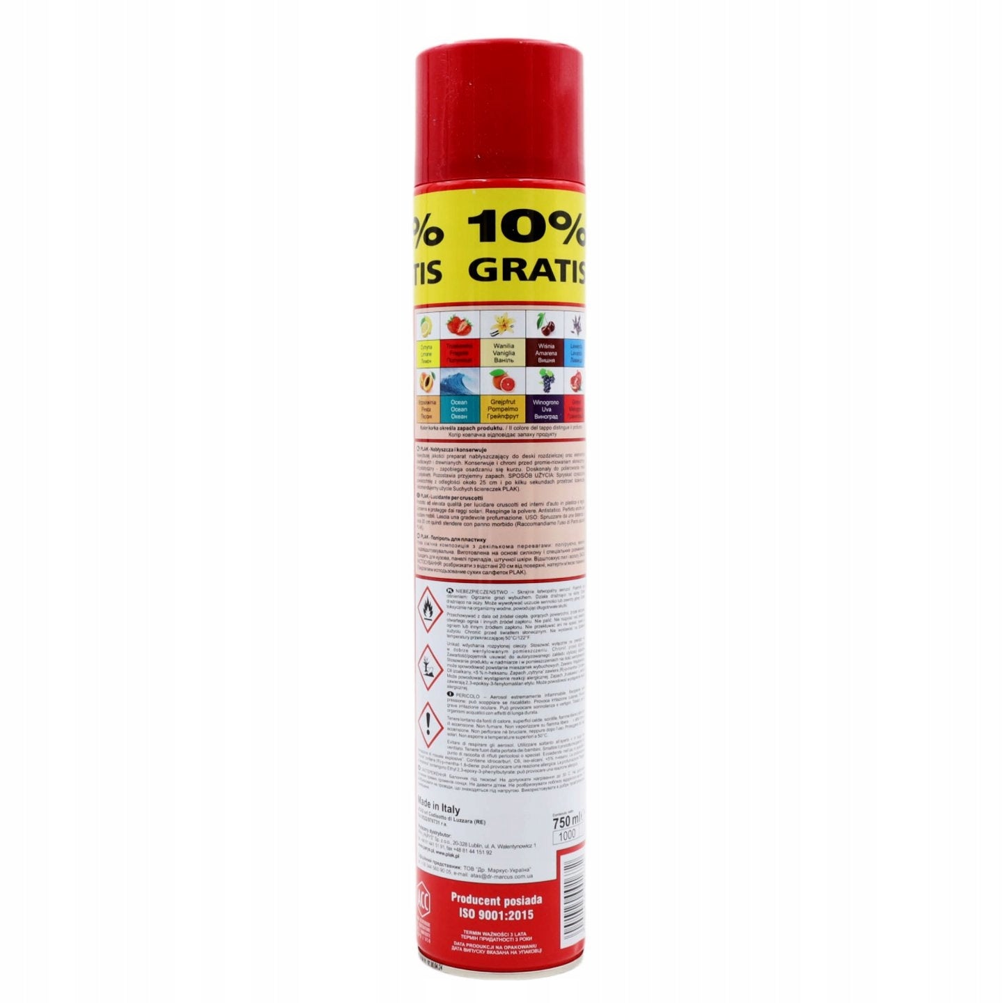 Preparation for Cockpit Glossy Plak Cherry 750ml Packaging status original