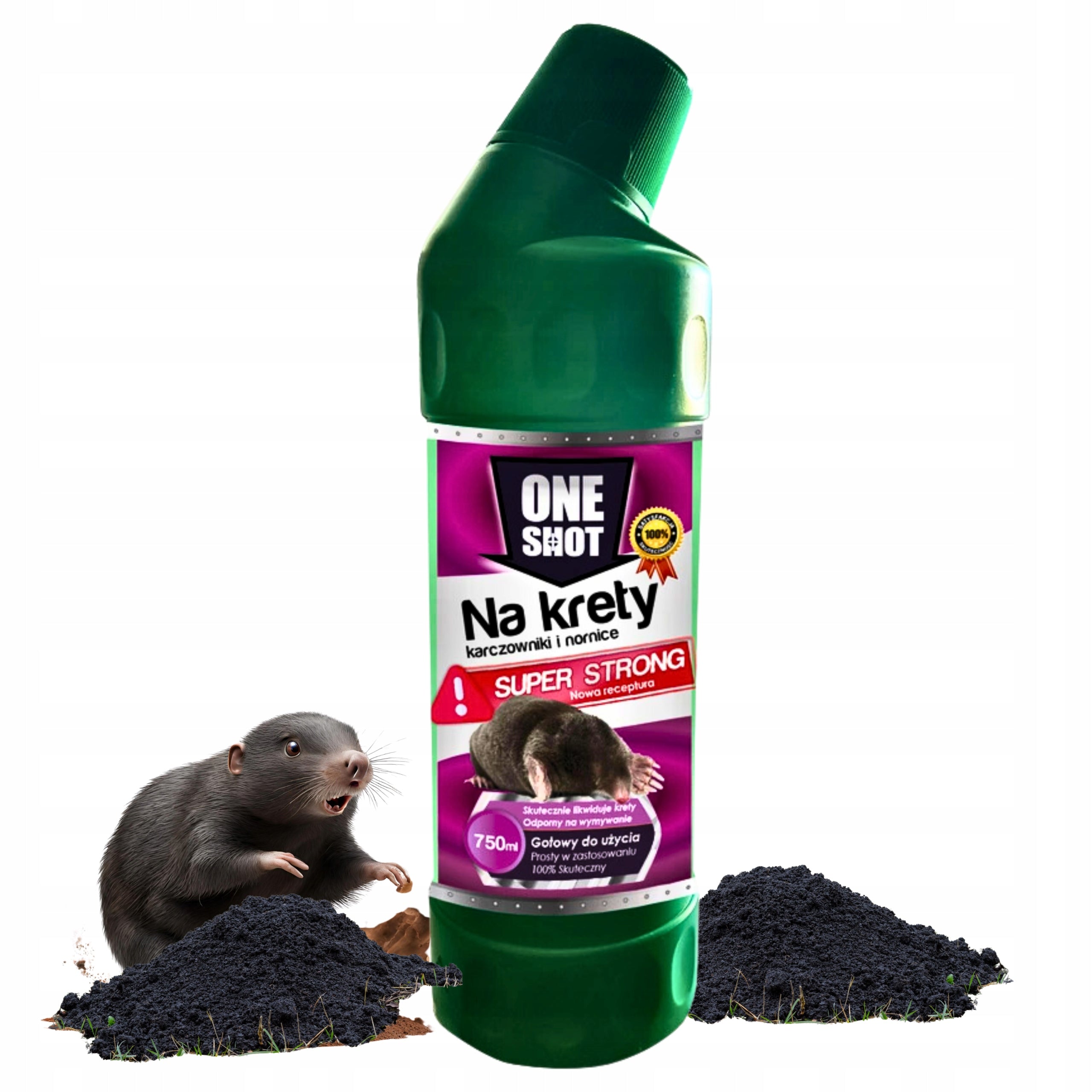 Preparation for moles voles grubs ecological liquid 750ml