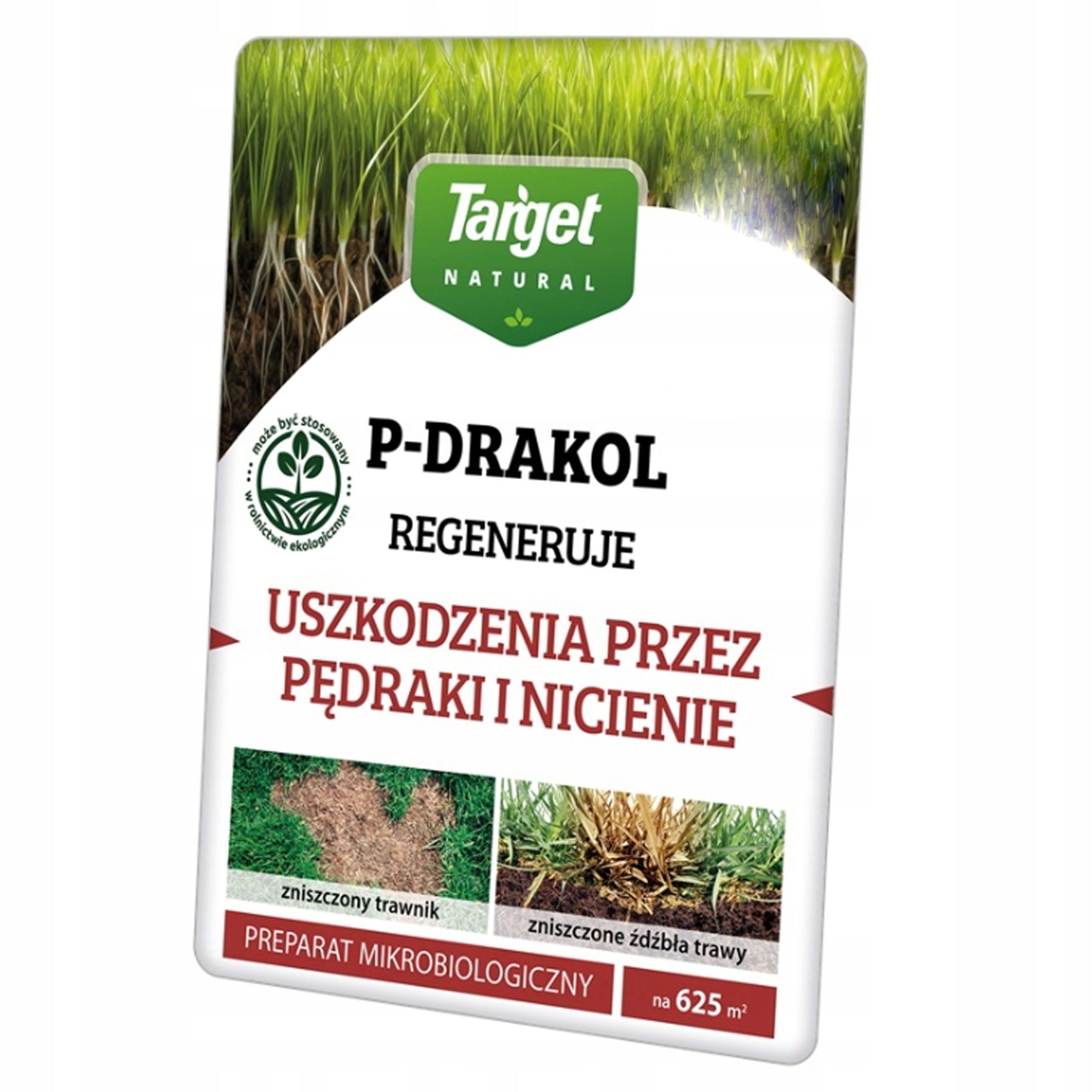 Preparation for nematode shoots in grass lawn Target Natural P-Drakol 50g Packaging status original