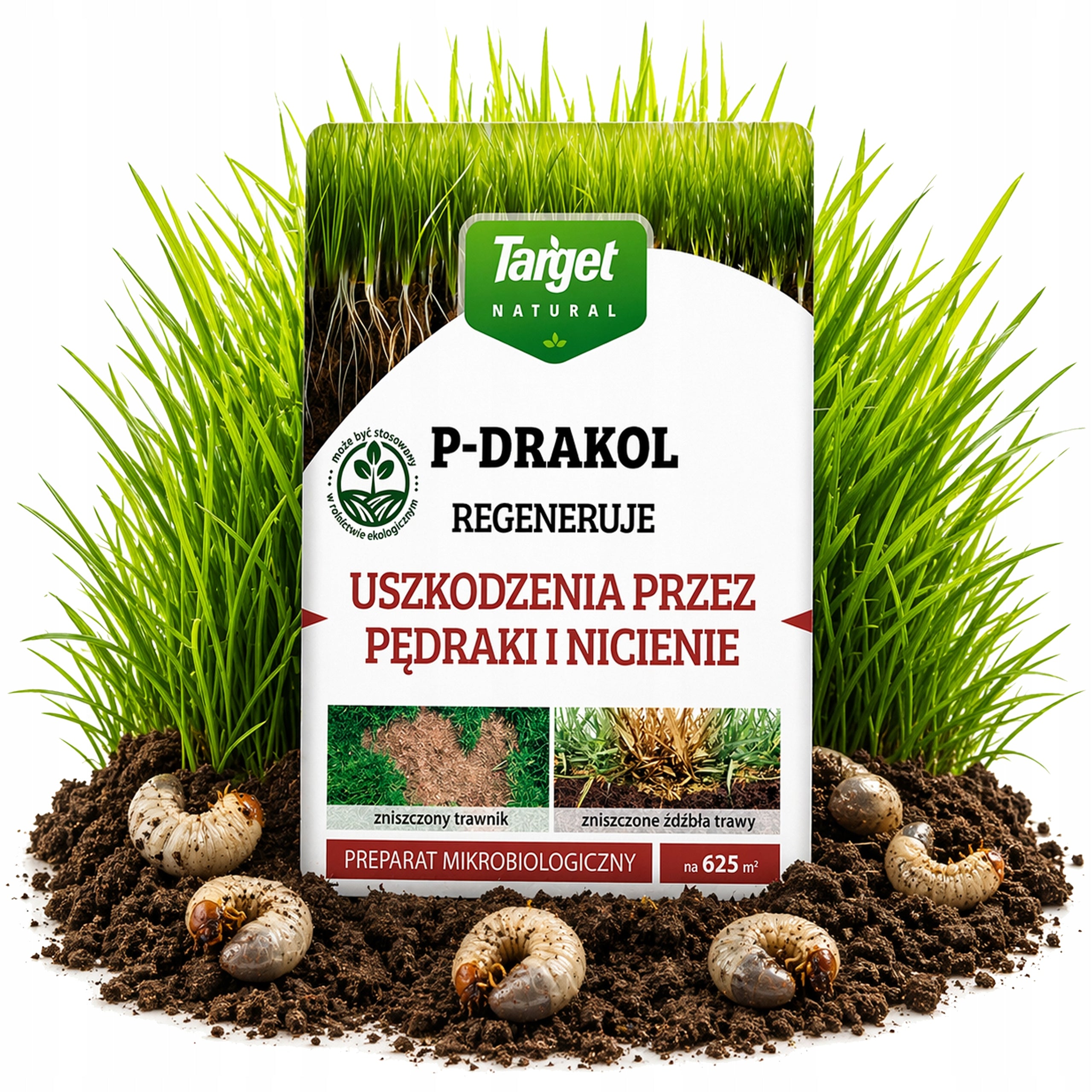 Preparation for nematode shoots in grass lawn Target Natural P-Drakol 50g