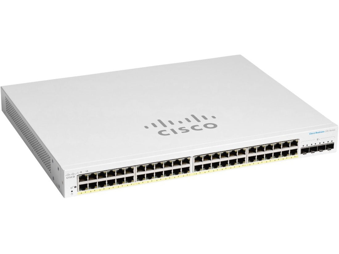 Přepínač Cisco CBS220-48P-4G, RF