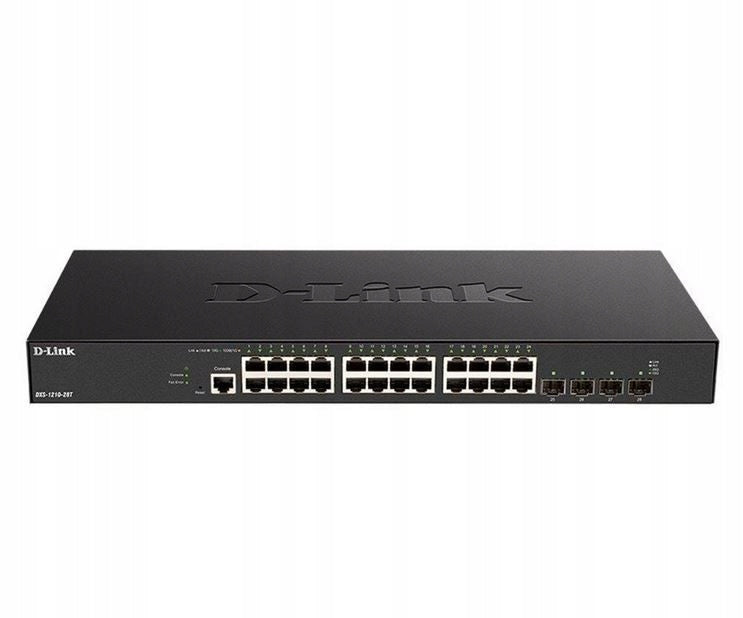 Přepínač Smart DXS-1210-28T Switch Smart 24x10GE 4xSFP28