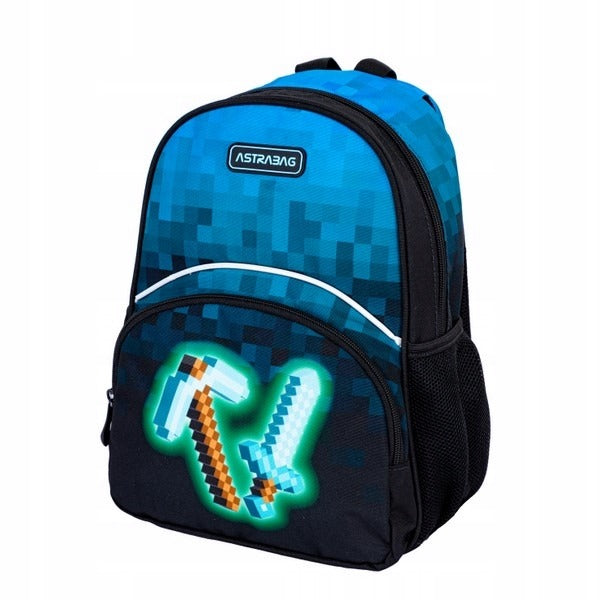 Preschool backpack AstraBag AK300 BLUE PIXEL Manufacturer code 502024094