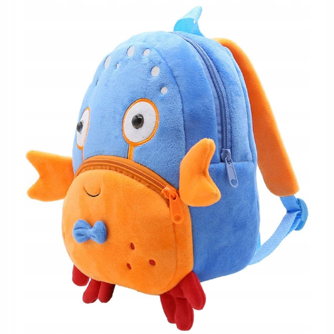 Preschool backpack for preschoolers, Crab model, plush, 26x24x10 Kind sports