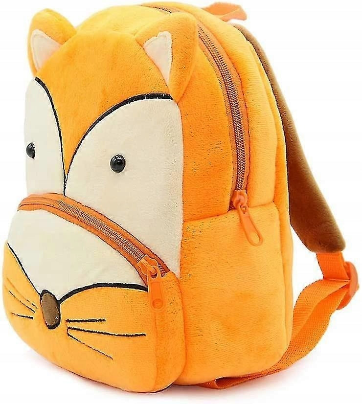 Preschool backpack for preschoolers, Fox model, plush, 26x24x10 Color multicolor