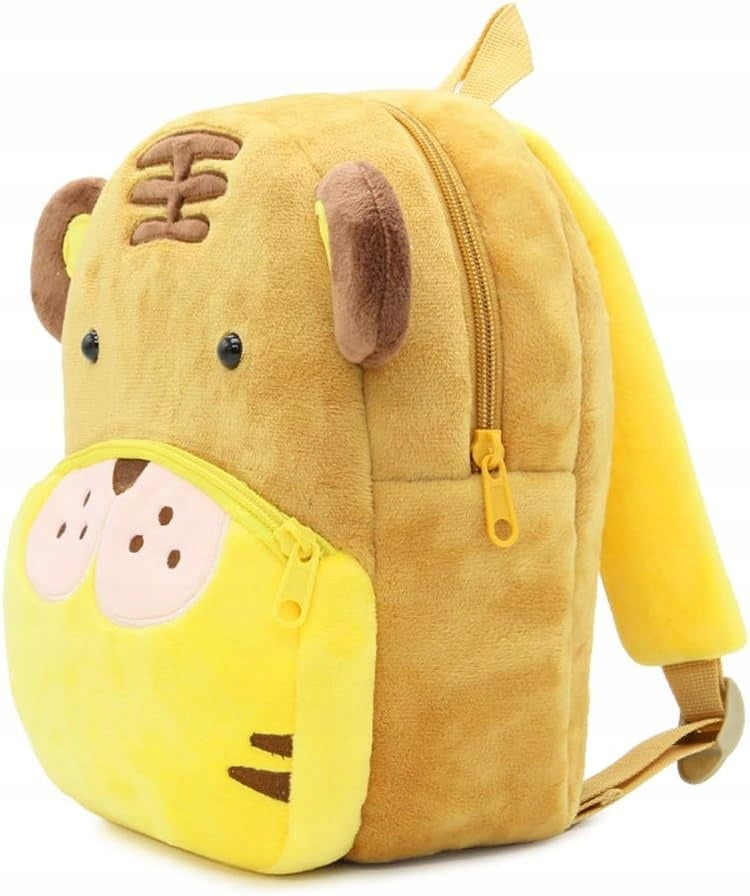 Preschool backpack for preschoolers, Tiger model, plush, 26x24x10 Kind sports