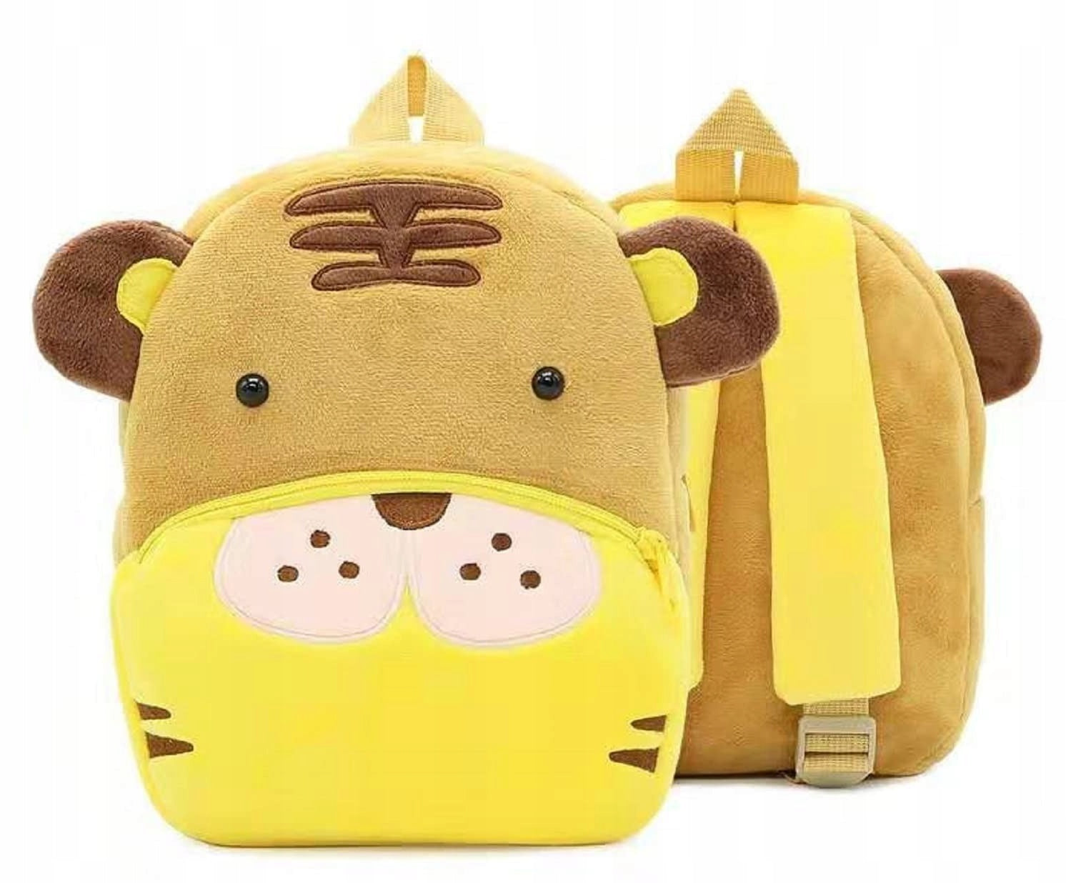 Preschool backpack for preschoolers, Tiger model, plush, 26x24x10