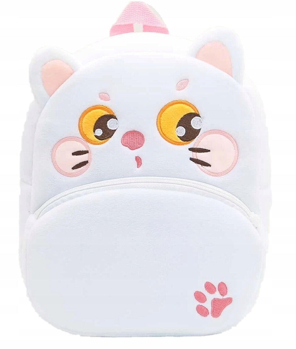 Preschool backpack for preschoolers WePro Store, cat, plush, 26x24x10 Kind sports