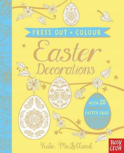 Press Out and Colour: Easter Eggs