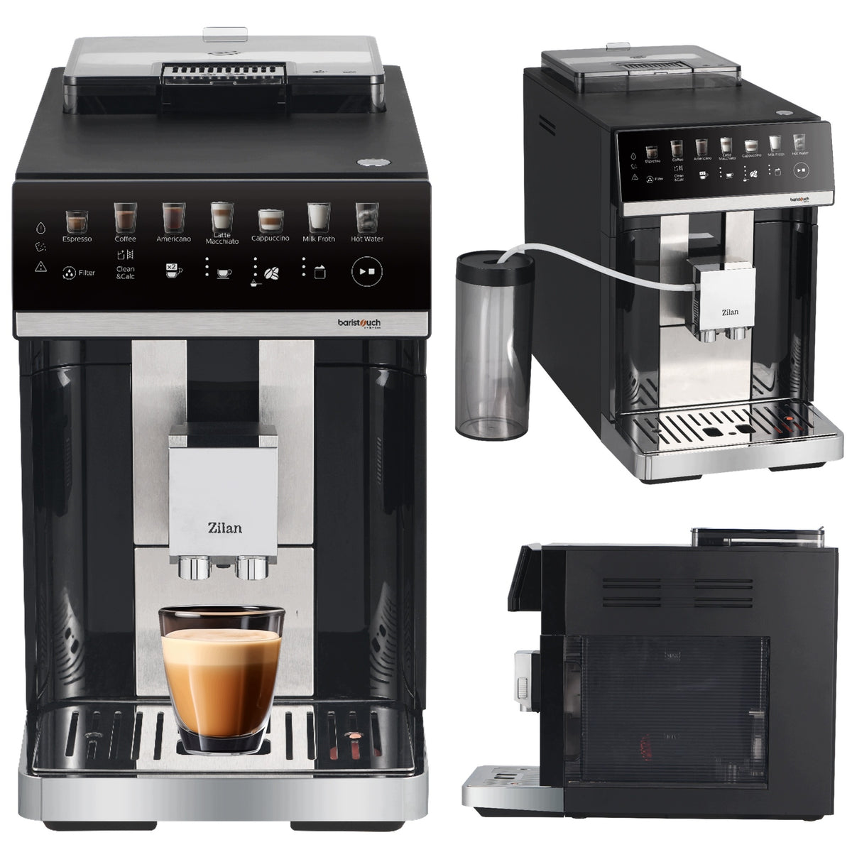 Pressure Coffee Maker AUTOMATIC GRINDER 15 BAR 7 TYPES OF COFFEE