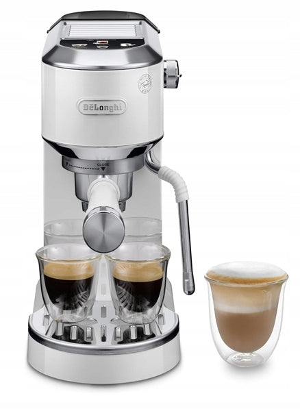 Pressure Coffee Maker frother Dedica DeLonghi EC890.WI