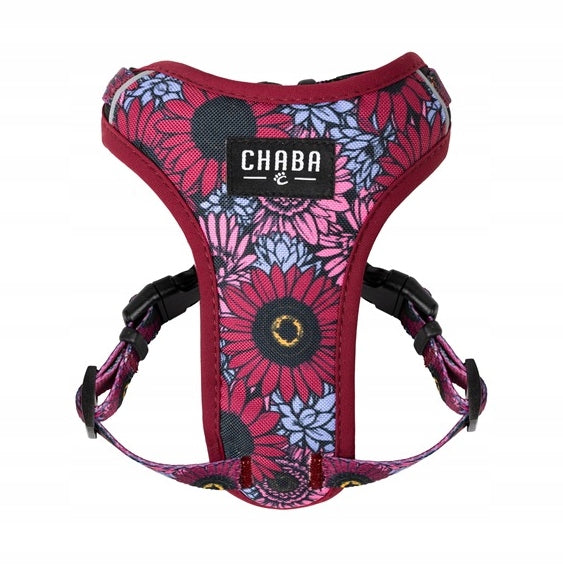 Pressure-Free Harness Guard for Dog Pattern Flowers - Comfort Series Chaba Lakota