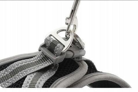 Pressure-Free Walking Harness Strong for Medium Dog Adjustable M + Leash Trade name SZELKI