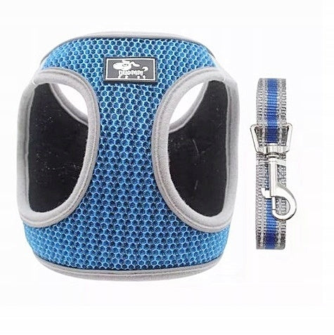 Pressure-Free Walking Harness Strong for Medium Dog Adjustable M + Leash