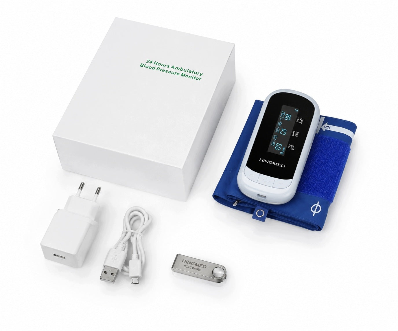 Pressure Holter ABPM 24H Hingmed WBP-02A Hospital + USB Software