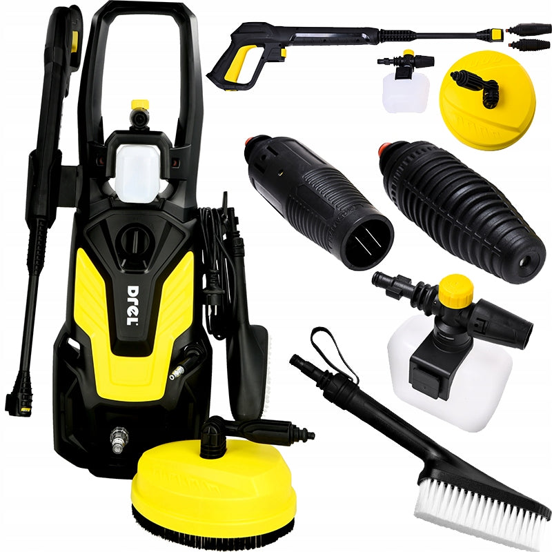 Pressure Washer 160 Bar 2200W Aluminum Patio Pump Auto DREL
