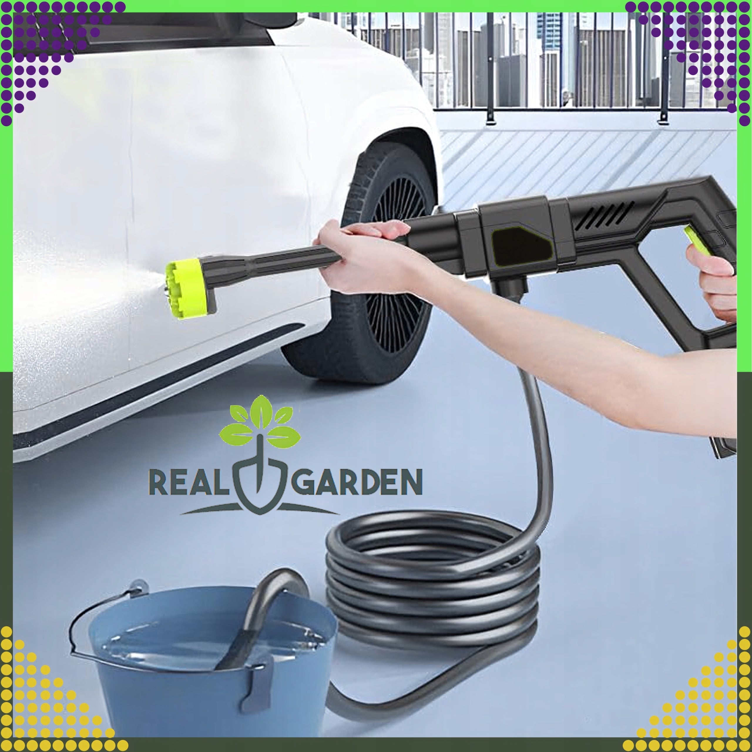 Pressure Washer Cordless 48V 30 Bar 200W POWERFUL Kit Manufacturer code StrefaGadzetów Myjka Akumulatorowa