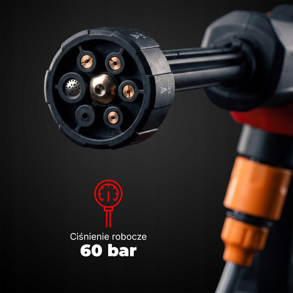 Pressure Washer Cordless Electric 60 BAR 160l/h Aluminum Pump Packaging status original