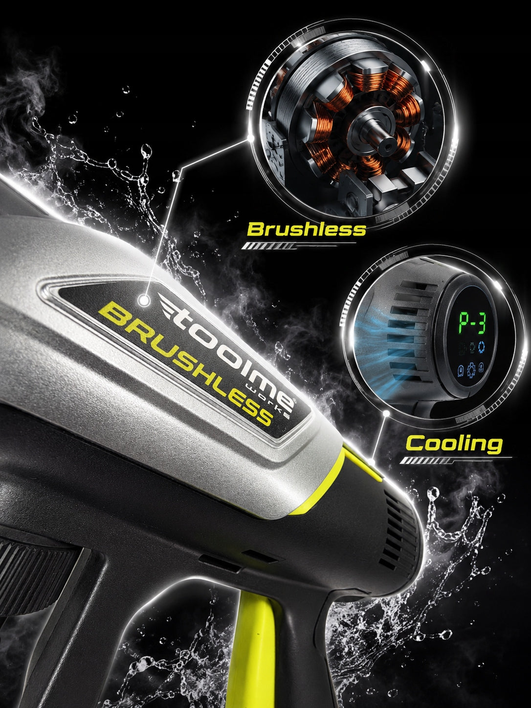 Pressure Washer Cordless Electric ALUMINUM Pump toolme TM280 Manufacturer code TM28