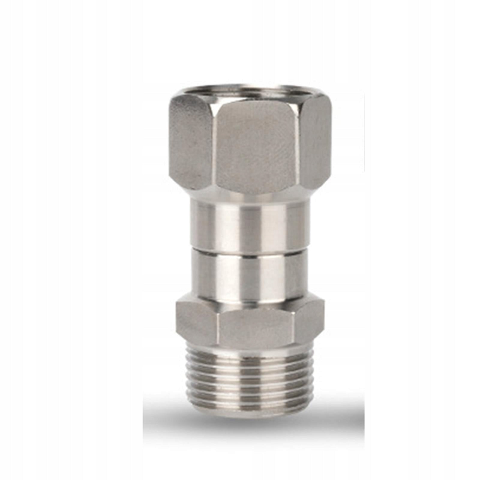 Pressure Washer Hose Fitting 3/8 Inch NPT Male to Female Rotating M22 14mm Packaging status original
